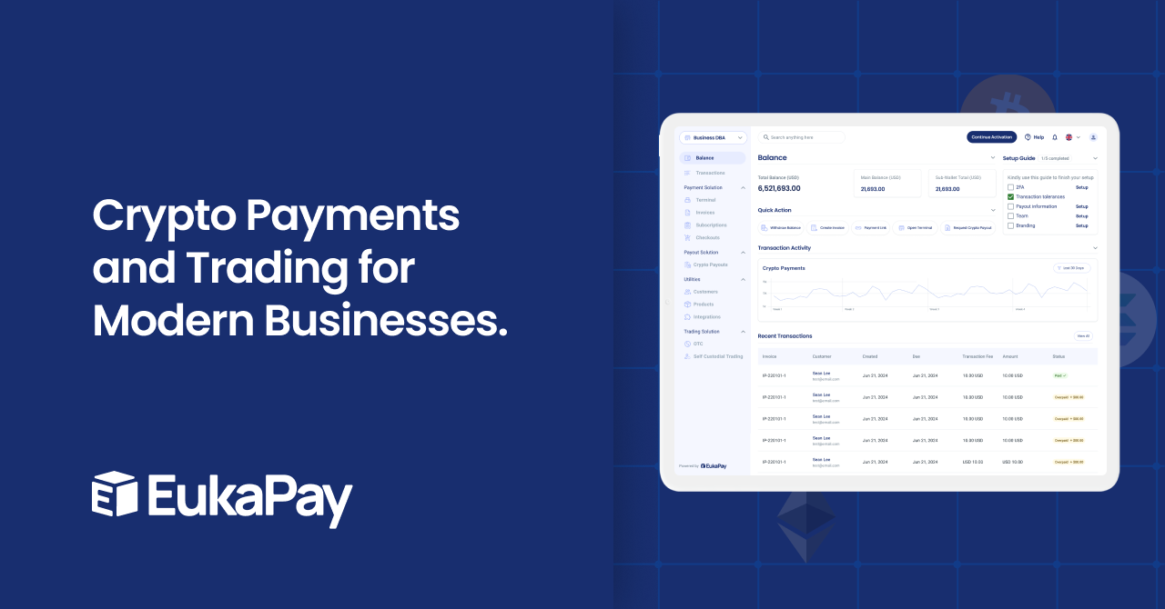 EukaPay: Secure Crypto POS Terminal for Global Merchant Processing